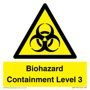 Biohazard  Containment Level 3
